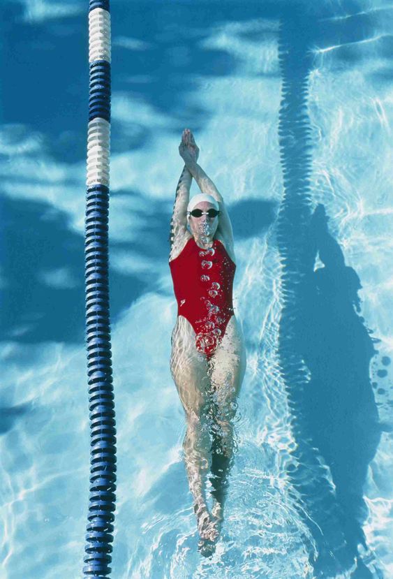 Swimming in the pool