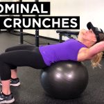 yoga ball crunches