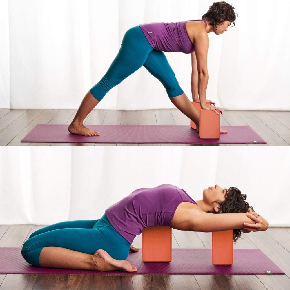 Yoga block exercises