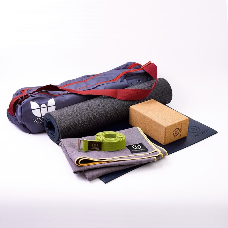 Yoga bag for mat and blocks