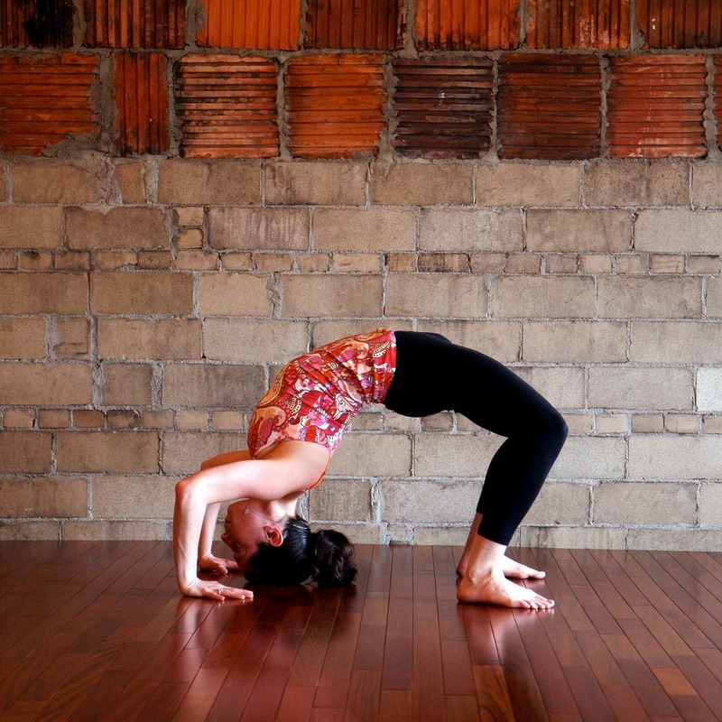 Yoga wheel pose