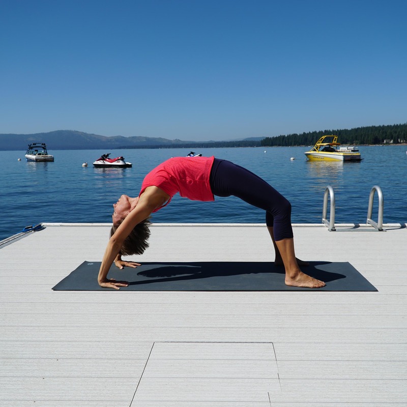 Yoga wheel pose