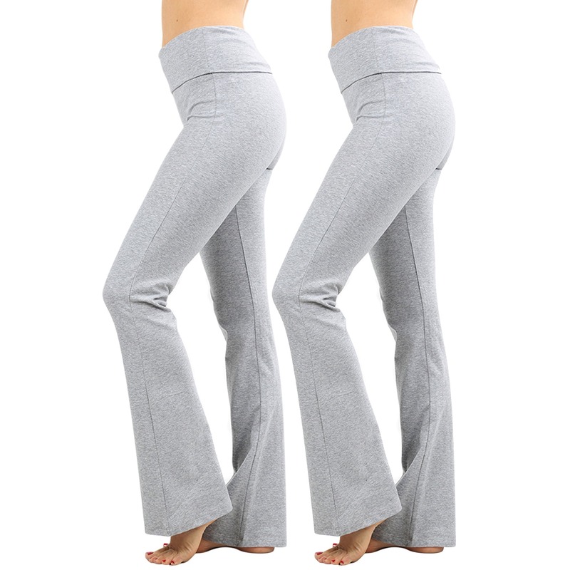 Fold over yoga pants