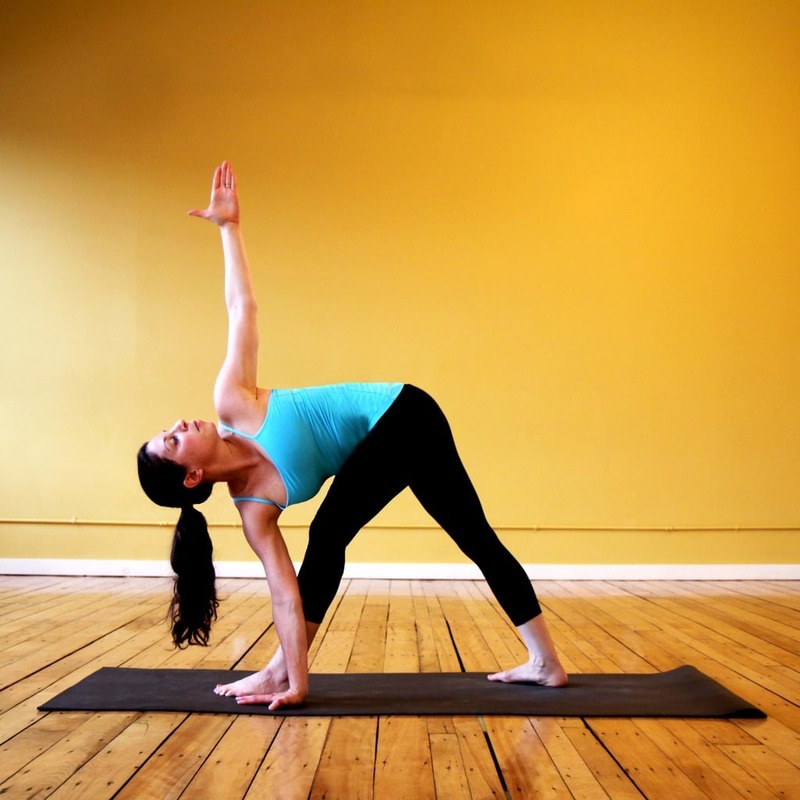 Yoga triangle pose