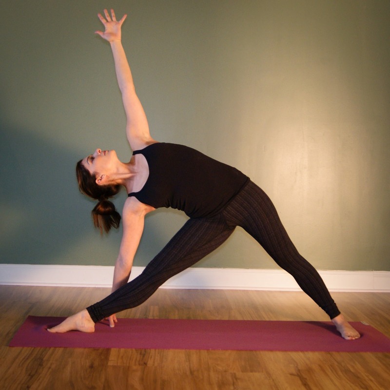 Yoga triangle pose