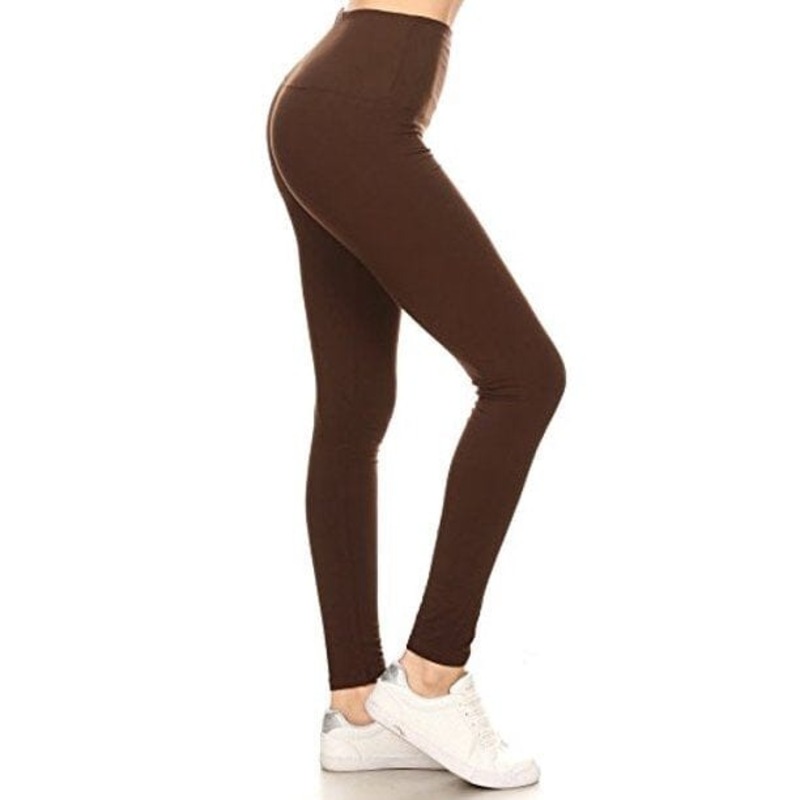 Brown yoga pants