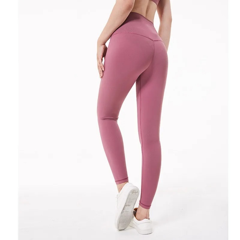 Pink yoga pants