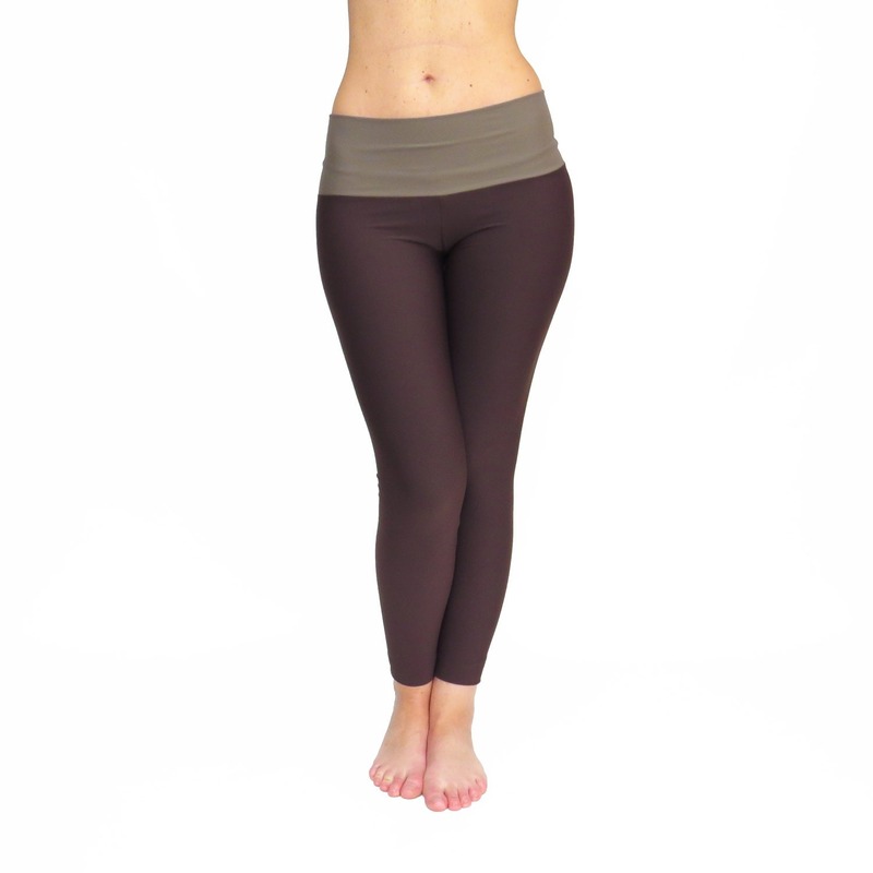 Brown yoga pants